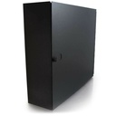 C2G Mounting Box for Patch Panel - Black - TAA Compliant