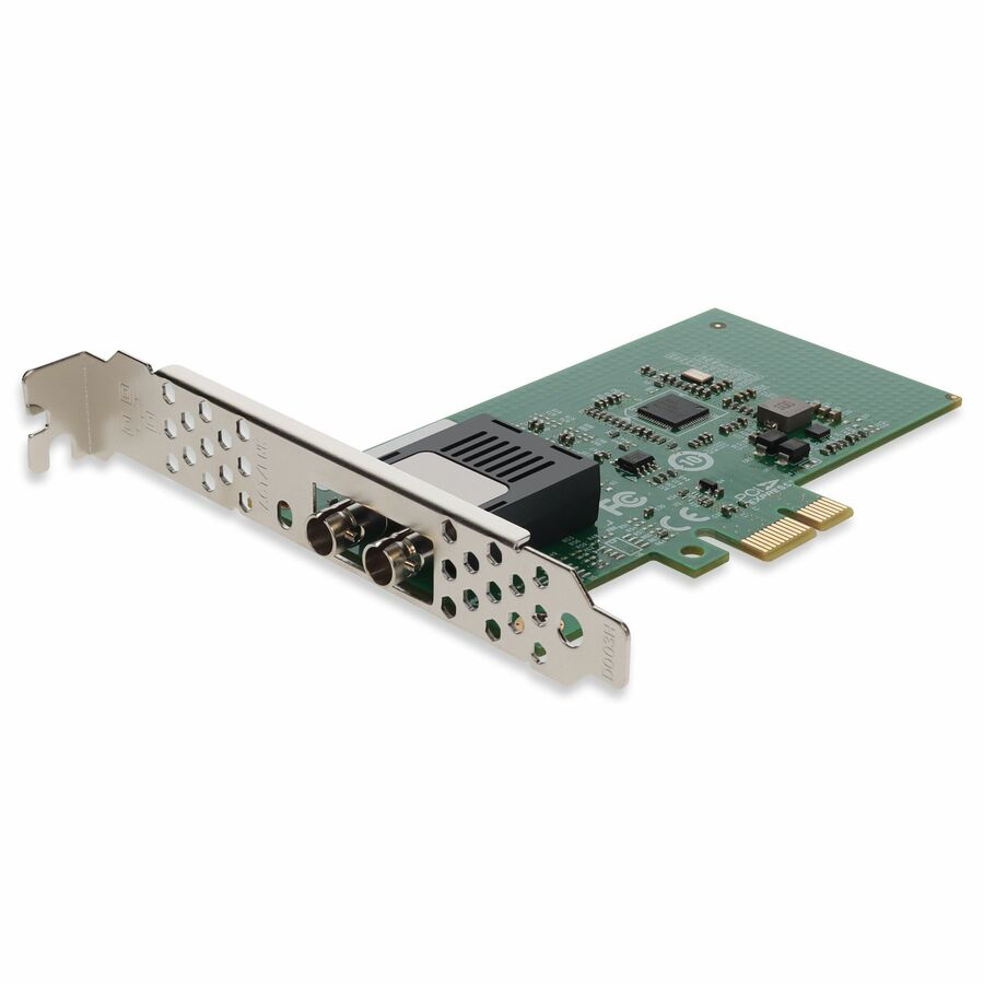 AddOn Allied Telesis AT-2911SX/ST Comparable 1000Mbs ST Single Port 550m MMF PCIe 2.0 x1 Network Interface Card based on Intel 82574 Chipset