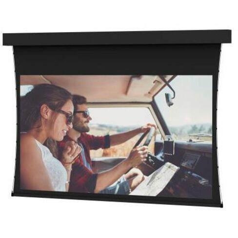 Da-Lite Tensioned Professional Electrol Projection Screen - Wooden Case and Trim - HD Progressive 1.0 - 120V - 188in