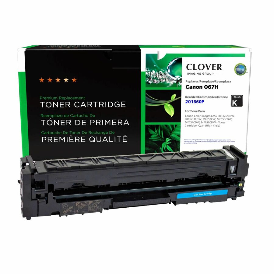 Clover Remanufactured High Yield Black Toner Cartridge for Canon 067HBK (5106C001)
