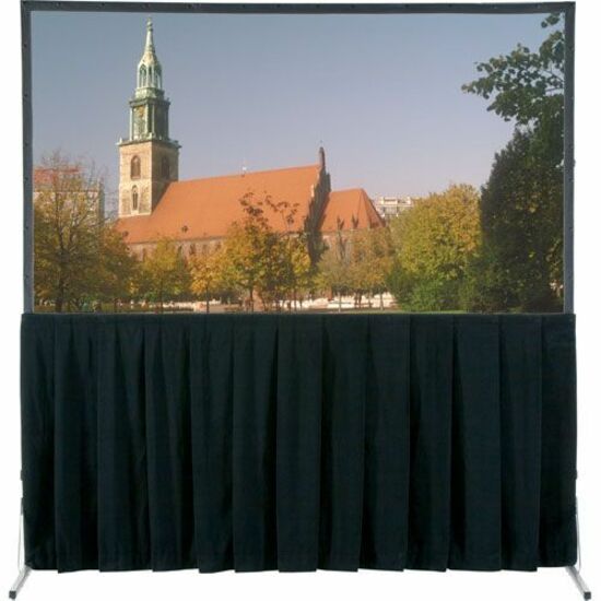 Da-Lite Fast-Fold Skirt - For Deluxe, Heavy-Duty Deluxe and Truss Screens - 255in Skirt