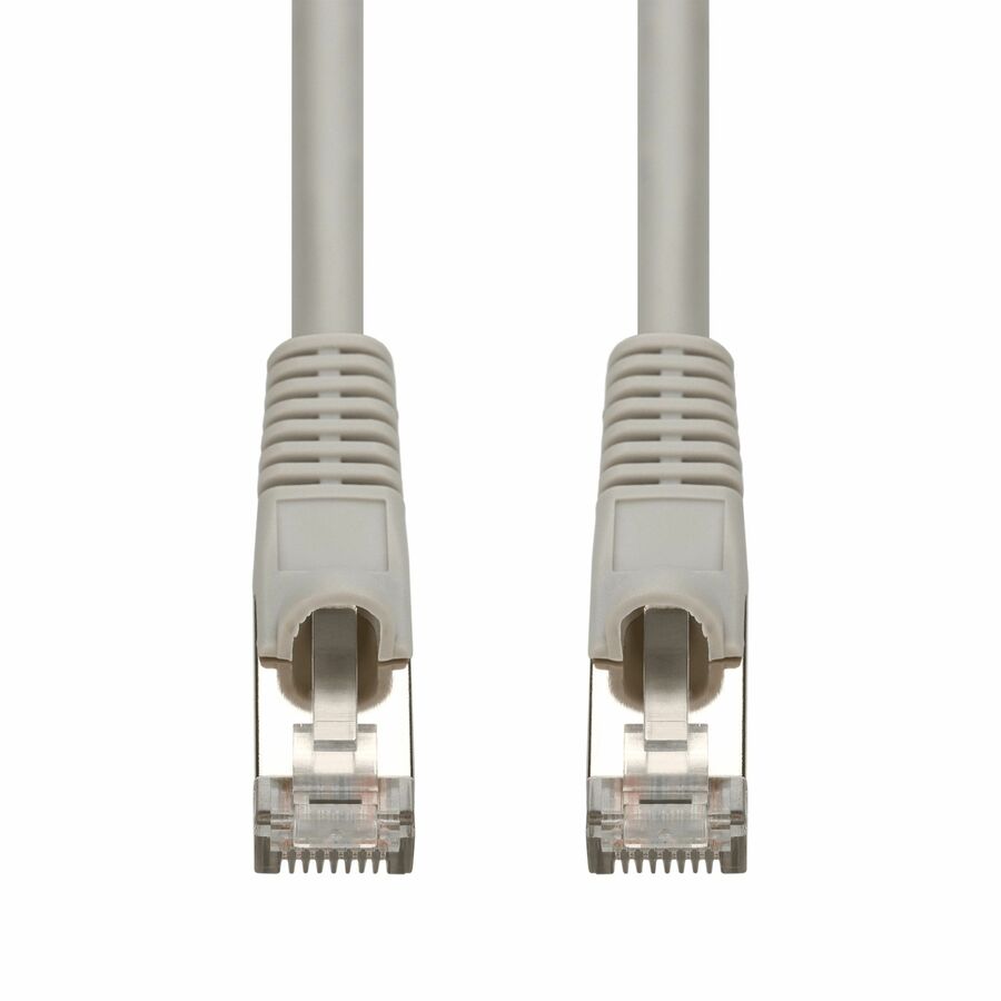 AddOn 20ft Gray CAT 7 Shielded (S/FTP) PVC Ethernet Cable Snagless Bubble Boot RJ-45 M/M