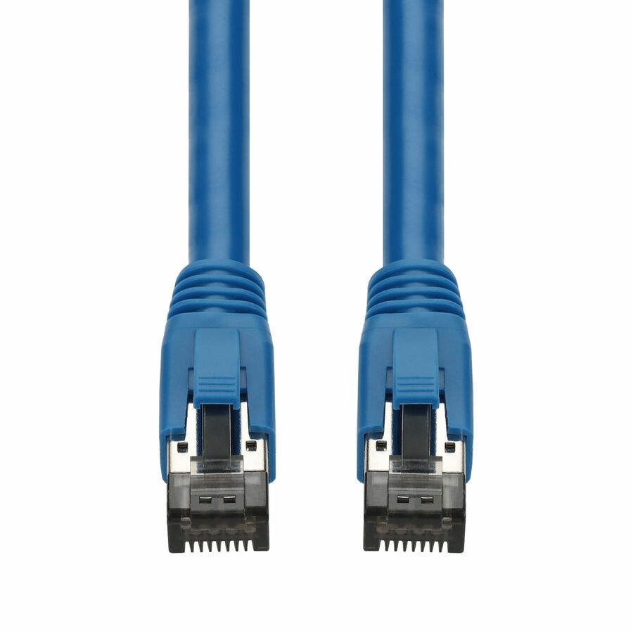 AddOn 7ft Blue CAT 8 Shielded (S/FTP) PVC Ethernet Cable Snagless Easy Boot RJ-45 M/M