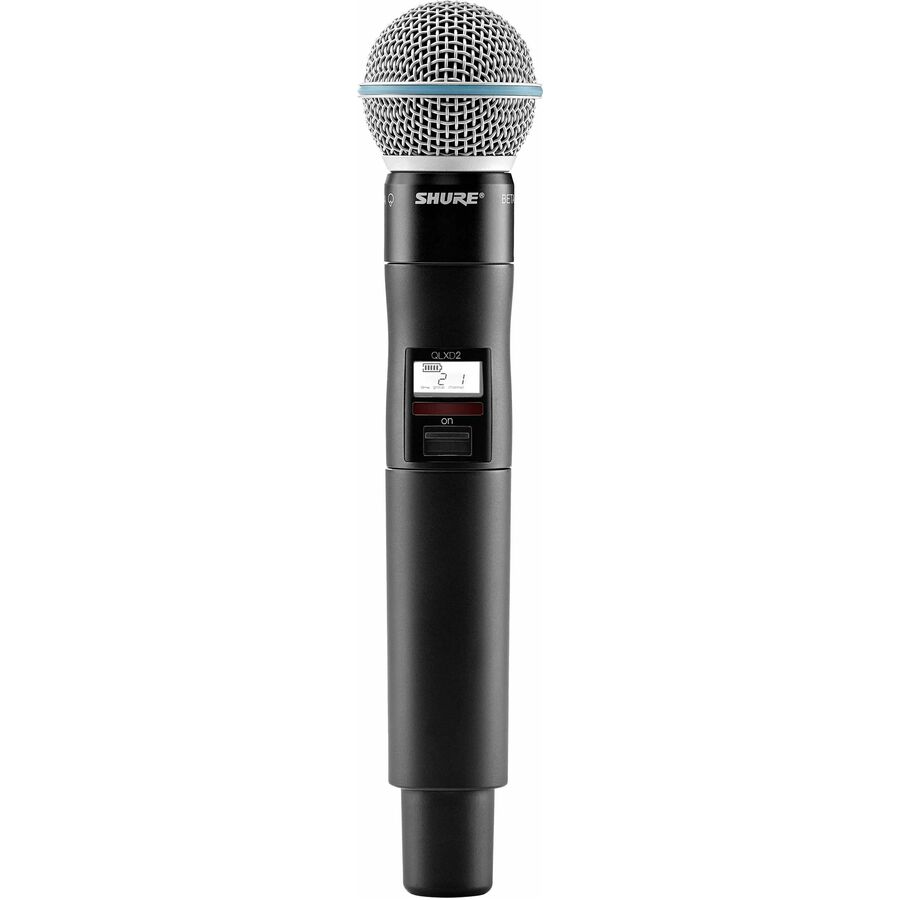 Shure QLXD2/B58A Handheld Transmitter with Beta 58A Capsule