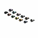 Panduit Mini-Com Keyed E-Orange/Non-Keyed LC Duplex, Black Module