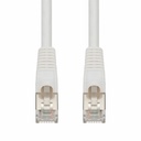 AddOn 7ft White CAT 7 Shielded (S/FTP) PVC Ethernet Cable Snagless Bubble Boot RJ-45 M/M