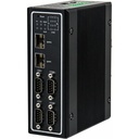 Black Box Industrial RS-232/422/485 Serial Device Server - 4-Port, 100/1000BaseX SFP, DB9