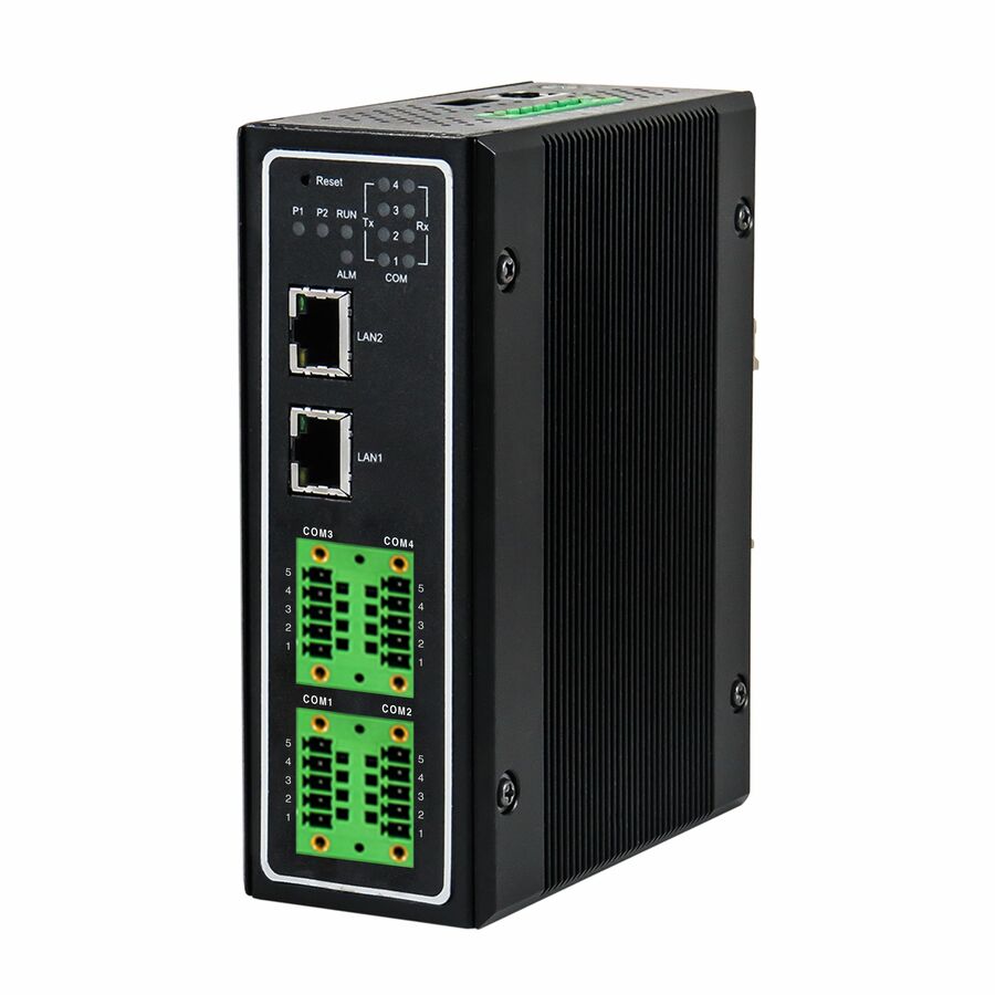 Black Box Industrial RS-232/422/485 Serial Device Server - 4-Port