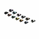 Panduit Mini-Com Keyed P-White/Non-Keyed LC Duplex, Black Module