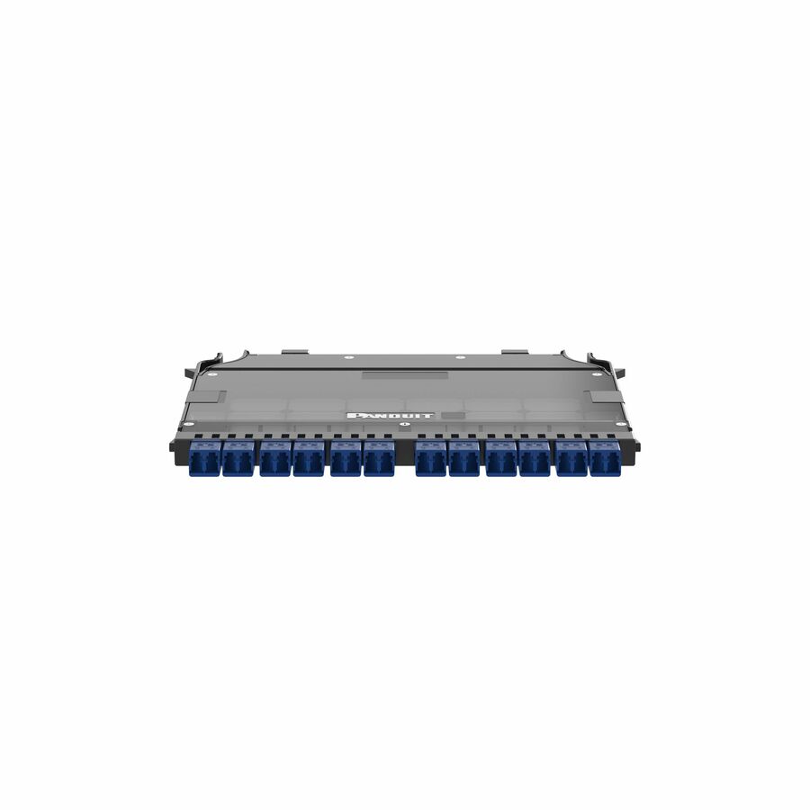 Panduit OS2 HD Flex Cassette, 12-Port, 4-to-1 Conversion , Opt IL, Universal-2