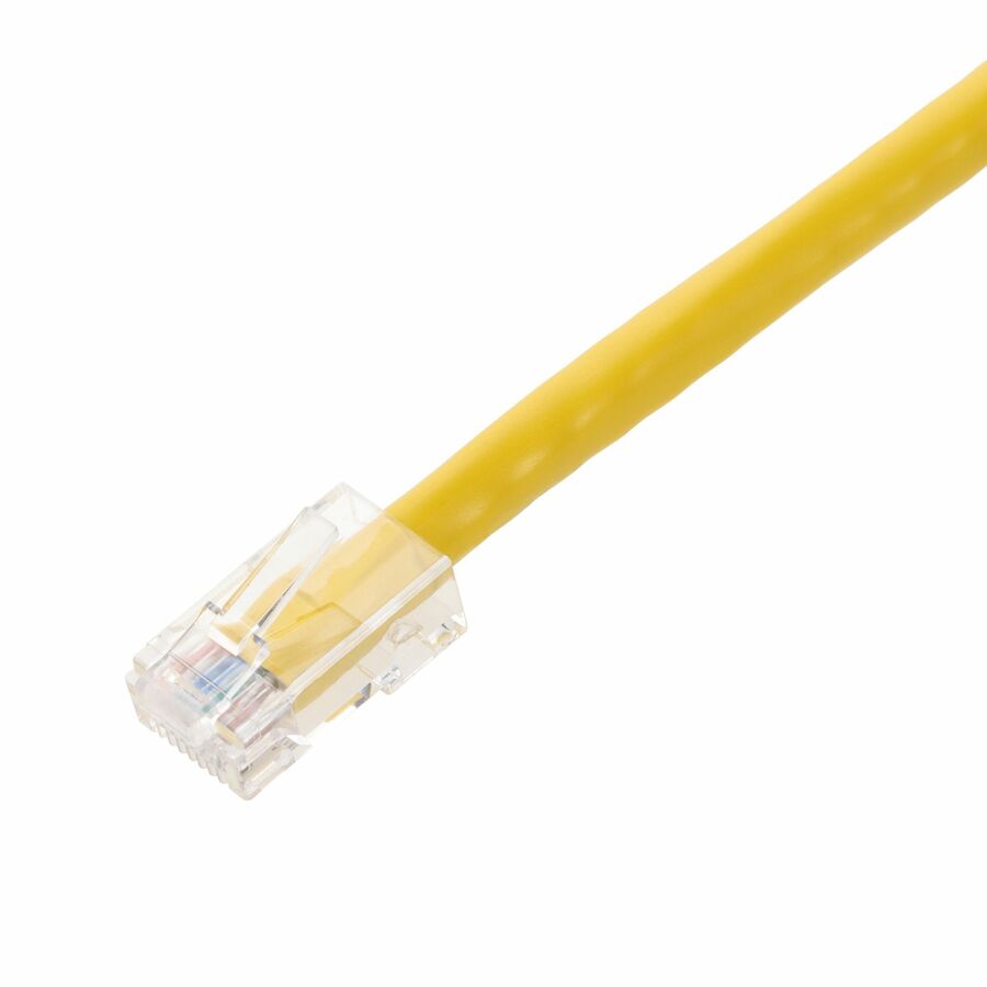 AddOn 10ft Yellow CAT 6 PVC Ethernet Cable Non-Booted Crossover RJ-45 M/M