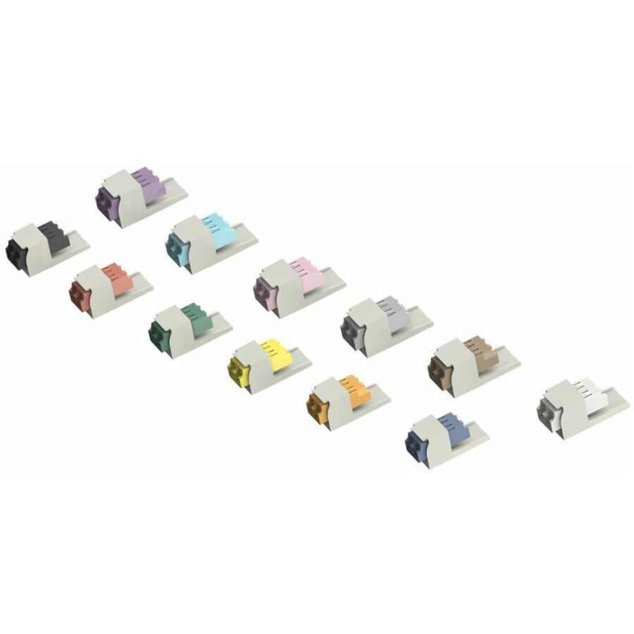 Panduit Mini-Com LC Duplex Non-Keyed Fiber Adapter Module