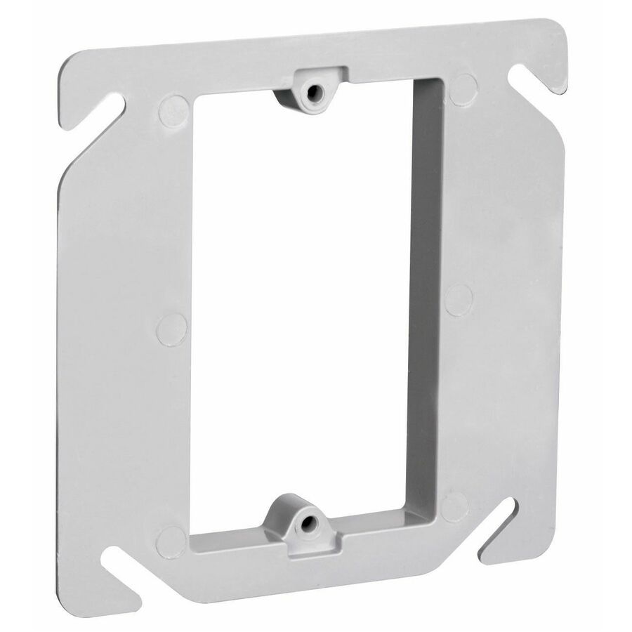 On-Q Single Gang Cover for 4-inch Square Box, 100-Pack, Wall Box Accessory, Plastic Single Gang Cover