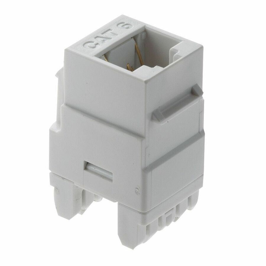 On-Q Cat 6 RJ45 Keystone Connector - For Keystone Wall Plates - White