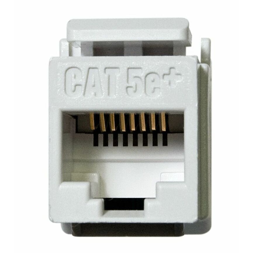 On-Q Cat5e RJ45 Keystone Connector - For Keystone Wall Plates - White
