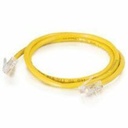 Quiktron Q-Series Patch Cords, CAT5E, Non-Booted, Yellow, 25 FT