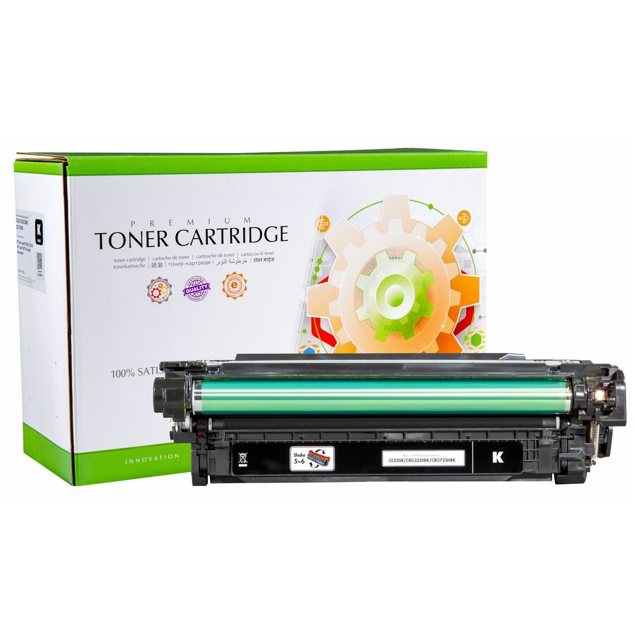 Static Control Remanufactured Laser Toner Cartridge - Alternative for HP, Canon CE250X, CRG-323II, GPR-29H, 504X (2645B002, 2645B003, 2645B004, CE250X) - Black Pack