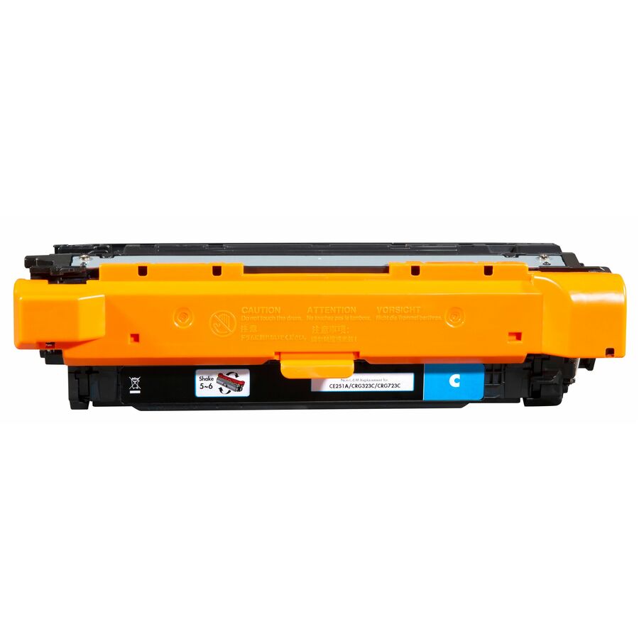 Static Control Remanufactured Laser Toner Cartridge - Alternative for HP, Canon CRG-723, CRG-323, GPR-29, 504A (2643B002, 2643B003, 2643B004, CE251A) - Cyan Pack