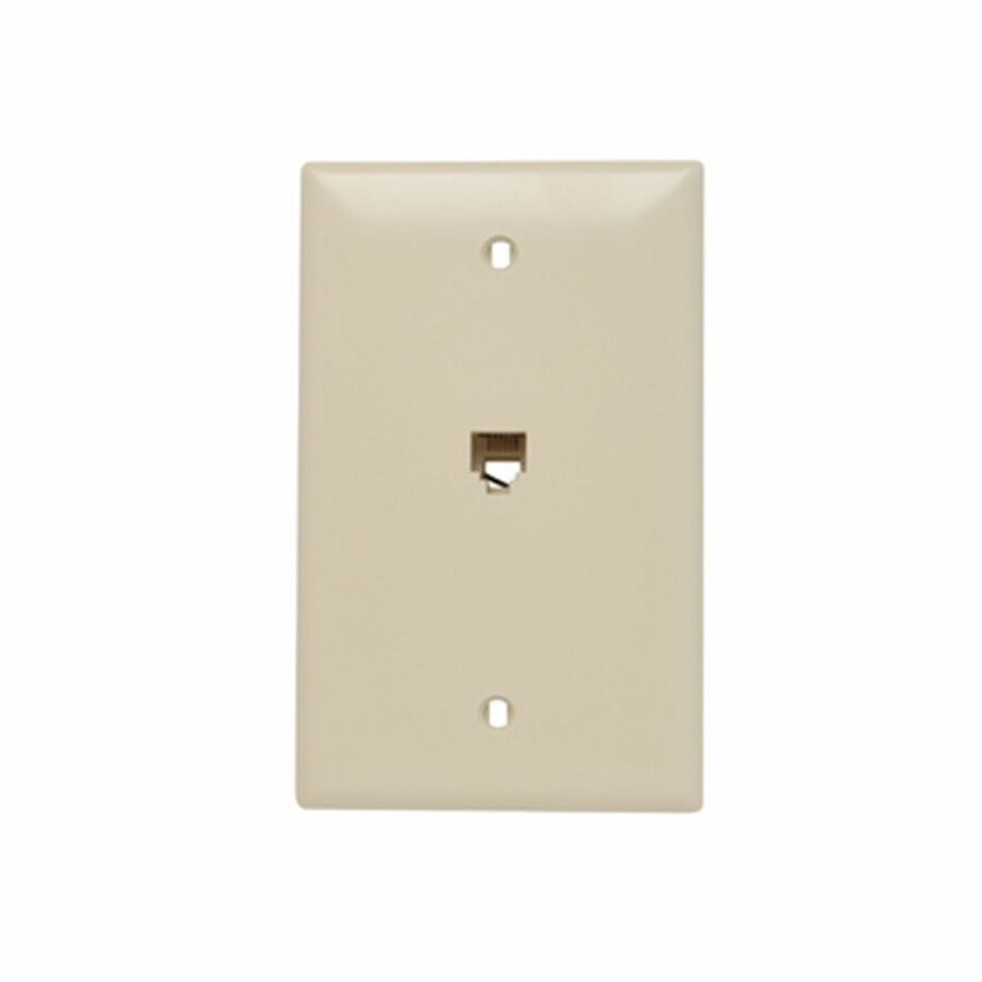 On-Q 2 Phone Line (4P4C) Wall Plate, Ivory (M10)