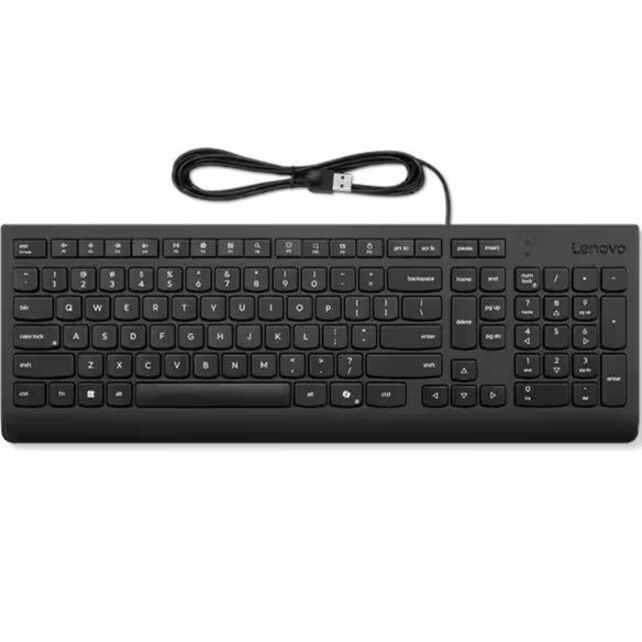 Lenovo Essential Wired Keyboard Black French Canadian 058