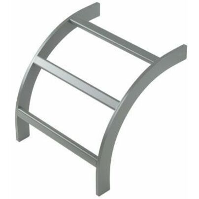 Ortronics Curved Runway- 18 in - Black- TRT Style