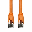 AddOn 2ft Orange CAT 8 Shielded (S/FTP) PVC Ethernet Cable Snagless Easy Boot RJ-45 M/M