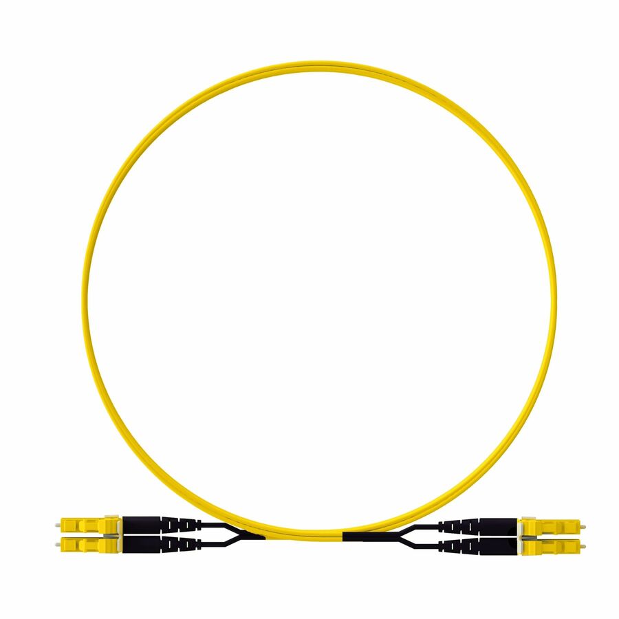 Panduit 2 Fiber, OM4+, Colored D-Yellow LC Duplex, Plenum
