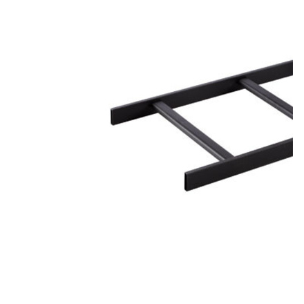 Ortronics Telco Style Tubular Runway- 18 in - Black- 9 ft - 8 1/2 in