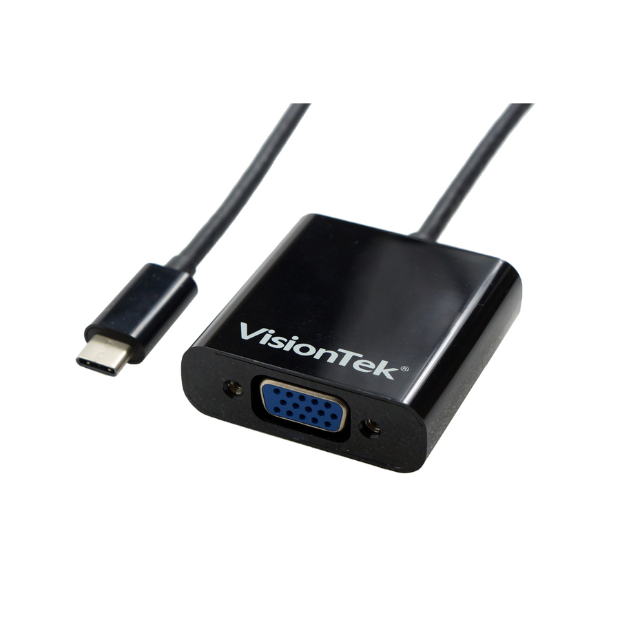 VisionTek USB-C to VGA Active Adapter(M/F)