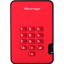 iStorage diskAshur2 SSD 4 TB Secure Portable Solid State Drive | Red | Incorporated Common Criteria EAL 5+ | PIN protected | AES-XTS 256-bit Full Disk Hardware Encryption | Dust/Water Resistant | TAA Compliant