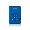 iStorage diskAshur2 SSD 256GB Secure Portable Solid State Drive | Black | Incorporated Common Criteria EAL 5+ | PIN protected | AES-XTS 256-bit Full Disk Hardware Encryption | Dust/Water Resistant | TAA Compliant