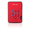 iStorage diskAshur2 SSD 1 TB Secure Portable Solid State Drive | Red | Incorporated Common Criteria EAL 5+ | PIN protected | AES-XTS 256-bit Full Disk Hardware Encryption | Dust/Water Resistant | TAA Compliant