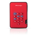 iStorage diskAshur2 SSD 512GB Secure Portable Solid State Drive | Red | Incorporated Common Criteria EAL 5+ | PIN protected | AES-XTS 256-bit Full Disk Hardware Encryption | Dust/Water Resistant | TAA Compliant