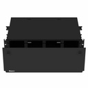 Panduit Opticom Rack Mount Enclosure, Black, 4 RU, 16 FAP/Cassette Slots