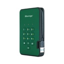 iStorage diskAshur2 SSD 256GB Secure Portable Solid State Drive | Green | Incorporated Common Criteria EAL 5+ | PIN protected | AES-XTS 256-bit Full Disk Hardware Encryption | Dust/Water Resistant | TAA Compliant