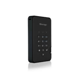 iStorage diskAshur2 SSD 2 TB Secure Portable Solid State Drive | Black | Incorporated Common Criteria EAL 5+ | PIN protected | AES-XTS 256-bit Full Disk Hardware Encryption | Dust/Water Resistant | TAA Compliant