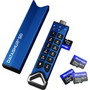2 PACK iStorage datAshur SD Encrypted USB flash drive with removable iStorage microSD Cards (Sold separately) | FIPS 140-3 Level 3 Compliant | PIN protected | Common Criteria EAL5+ | Secure Collaboration | TAA Compliant