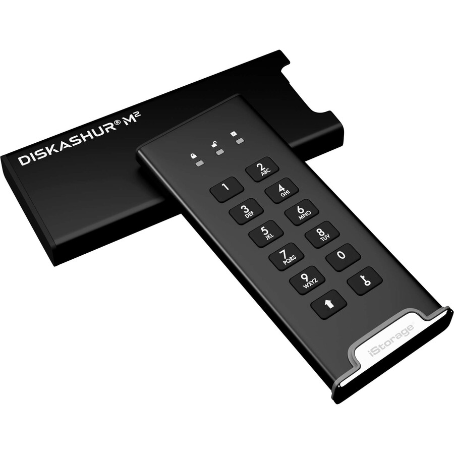 iStorage diskAshur M2 SSD 240 GB | Incorporated Common Criteria EAL 5+ | PIN protected | Dust/Water Resistant | TAA Compliant