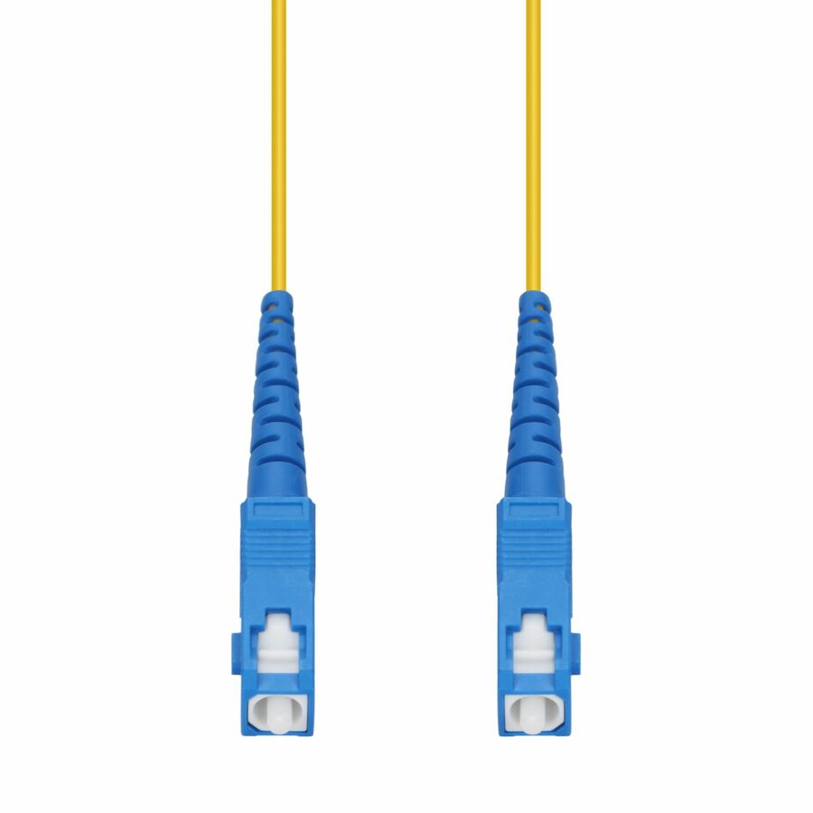 AddOn 60m SC to SC Yellow OS2 Simplex OFNR (Riser-Rated) SMF Fiber Patch Cable