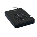 iStorage diskAshur2 SSD 512GB Secure Portable Solid State Drive | Black | Incorporated Common Criteria EAL 5+ | PIN protected | AES-XTS 256-bit Full Disk Hardware Encryption | Dust/Water Resistant | TAA Compliant