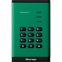 iStorage diskAshur3 2 TB Portable Hard Drive | Green | Incorporated Common Criteria EAL 5+ | PIN protected | AES 256-bit Full Disk Hardware Encryption | Dust/Water Resistant | TAA Compliant