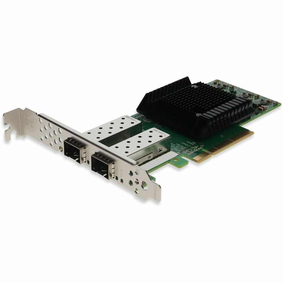 AddOn Mellanox MCX4121A-XCAT ConnectX-4 Lx EN Adapter Card 10Gbe Dual Port SFP+ PCIe x 8, Tall and Short Bracket based on Intel XL710 Chipset