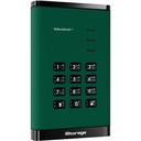 iStorage diskAshur3 512 GB Portable Solid State Drive | Green | Incorporated Common Criteria EAL 5+ | PIN protected | AES 256-bit Full Disk Hardware Encryption | Dust/Water Resistant | TAA Compliant