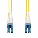 AddOn 3m LC to LC Yellow OM4 Duplex OFNP (Plenum-Rated) TAA Fiber Patch Cable
