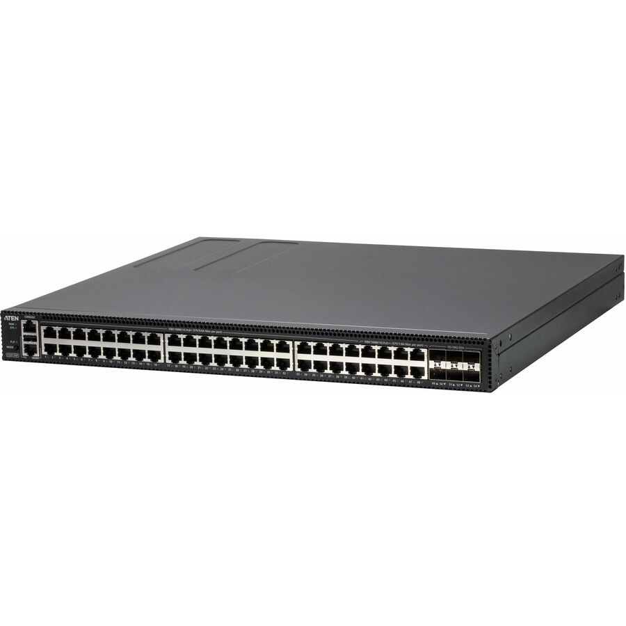 ATEN 54-Port Layer 2+ Gigabit Ethernet Managed Switch with PoE
