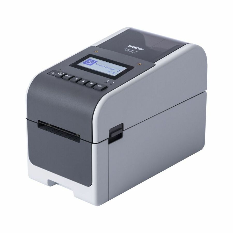 Brother TD-2350D300 Desktop, Retail, Healthcare, Warehouse, Logistic, Manufacturing, Industrial, Food Service Direct Thermal Printer - Monochrome - Desktop - Label Print - Fast Ethernet - USB - USB Host - Serial - Bluetooth 5.2 - IEEE 802.11a/b/g/n Wireless LAN
