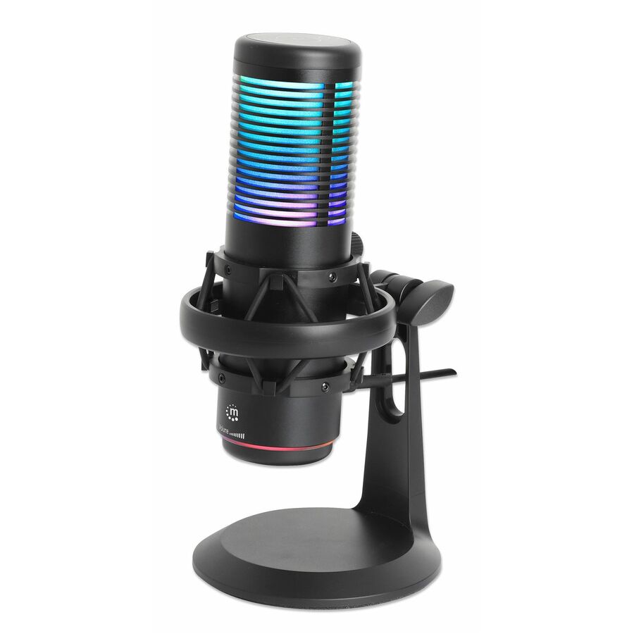Manhattan Wired Condenser, Noise Cancelling Microphone for Gaming, Live Streaming, Podcasting, Music, Recording - Black