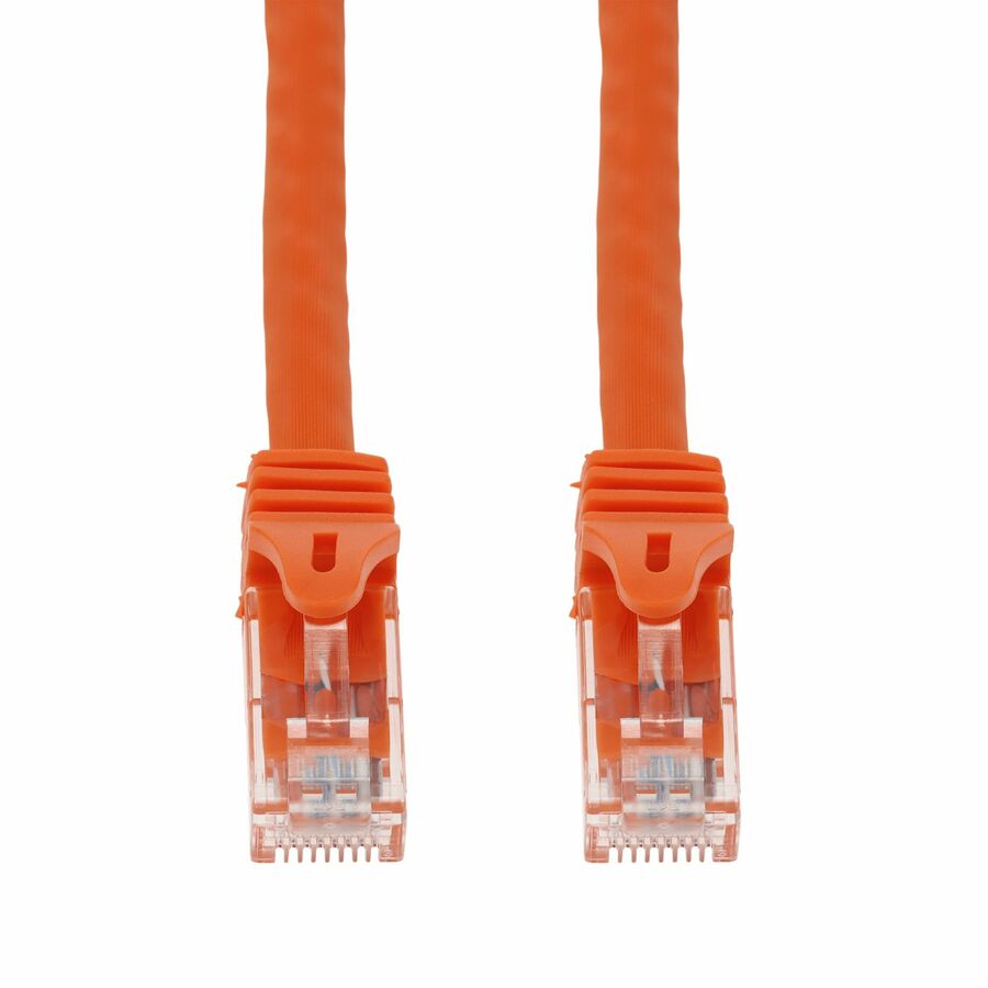 AddOn 12ft Orange CAT 6 PVC Ethernet Cable Snagless Easy Boot RJ-45 M/M