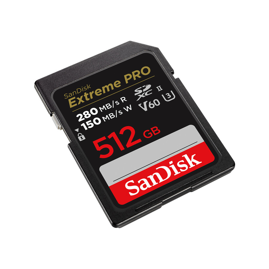 SanDisk Extreme PRO 512 GB UHS-II V60 SDXC