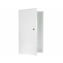 On-Q 20 inch Hinged Door Cover Metal Enclosure - White